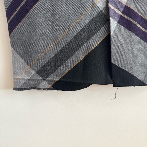 Smart Set Black and Gray Plaid Pencil Skirt - Picture 3 of 7